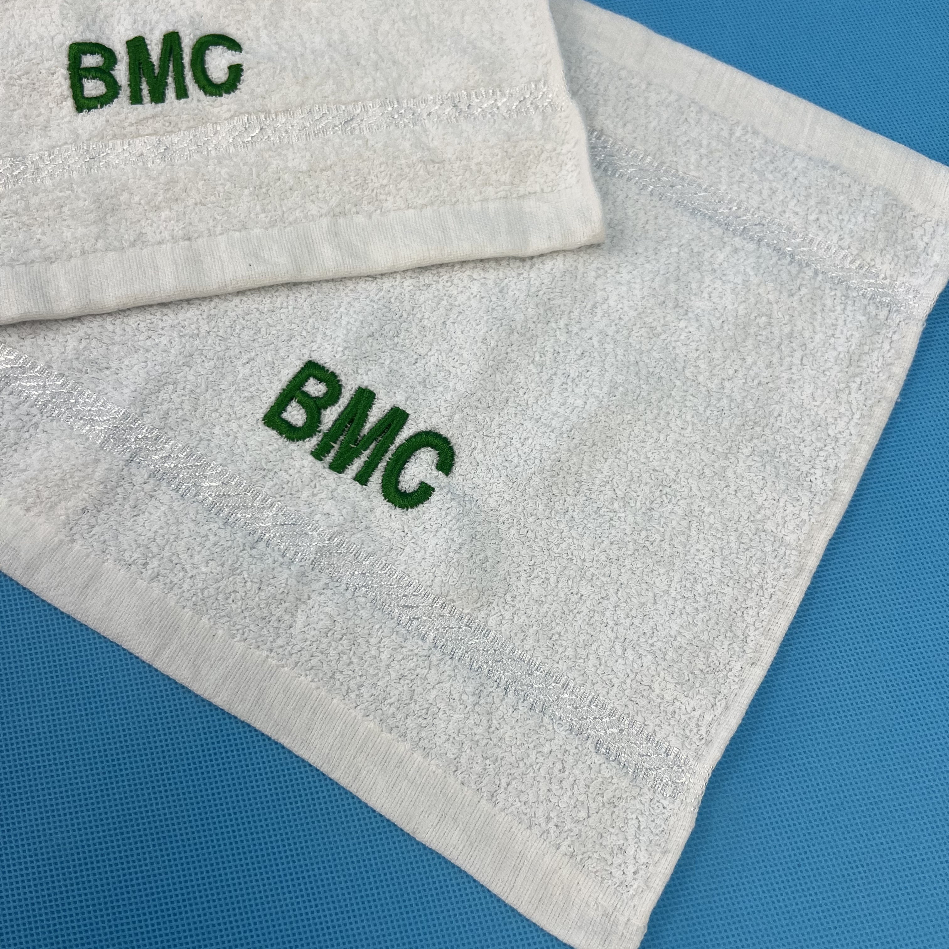 Embroidered Customized Logo Pure  Cotton Hand  Face Towel for Gift for Hospital