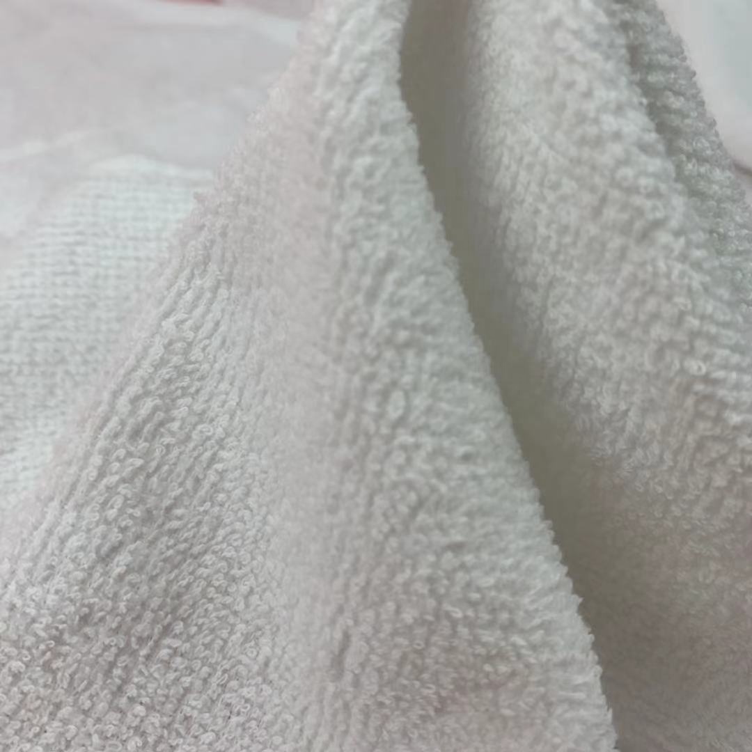 Cheap 100% White Cotton Terry Towel Fabric High-Absorbing Hand Towel Woven Textiles Product