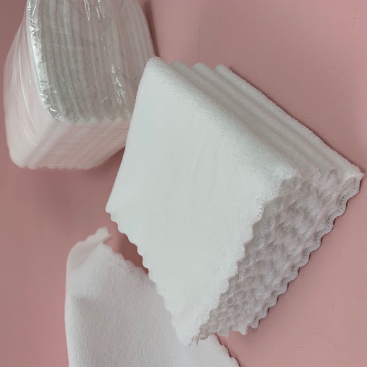 Disposable Folded Plain Microfiber Towel for Wet Towel Production