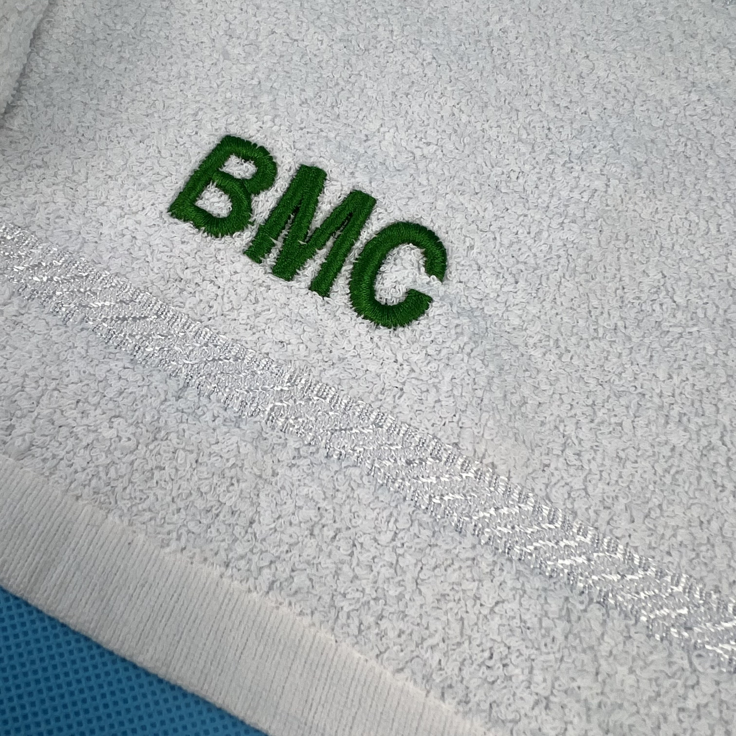 Embroidered Customized Logo Pure  Cotton Hand  Face Towel for Gift for Hospital