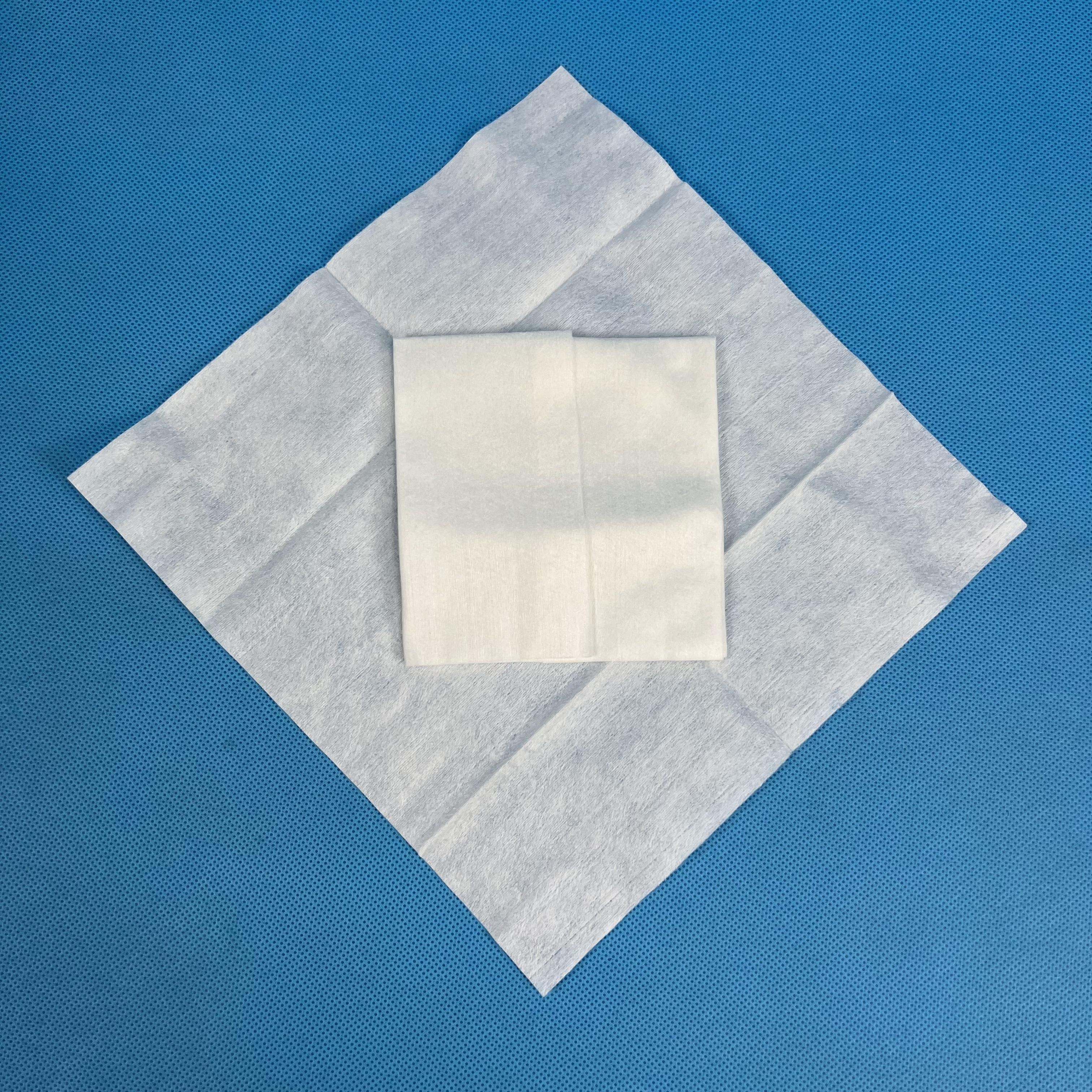 Disposable Economy Non Woven Folded Hot and Cold  Towel for Airline