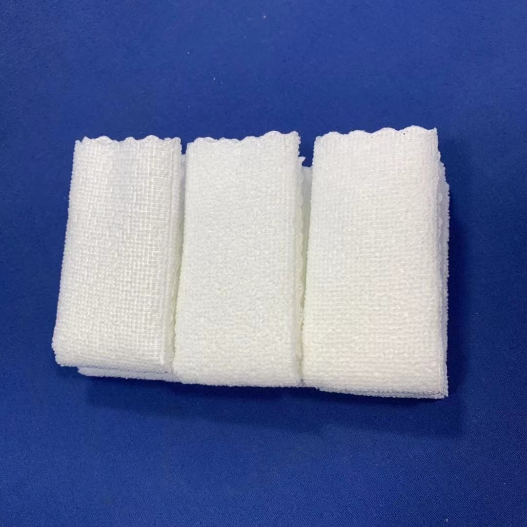 material of wet towel factory white super soft and high water absorbent small microfiber hand towel
