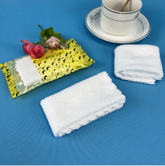 Rolled and Folded Small Dry Microfiber Disposable Hand Towels for Wet Towels Factory