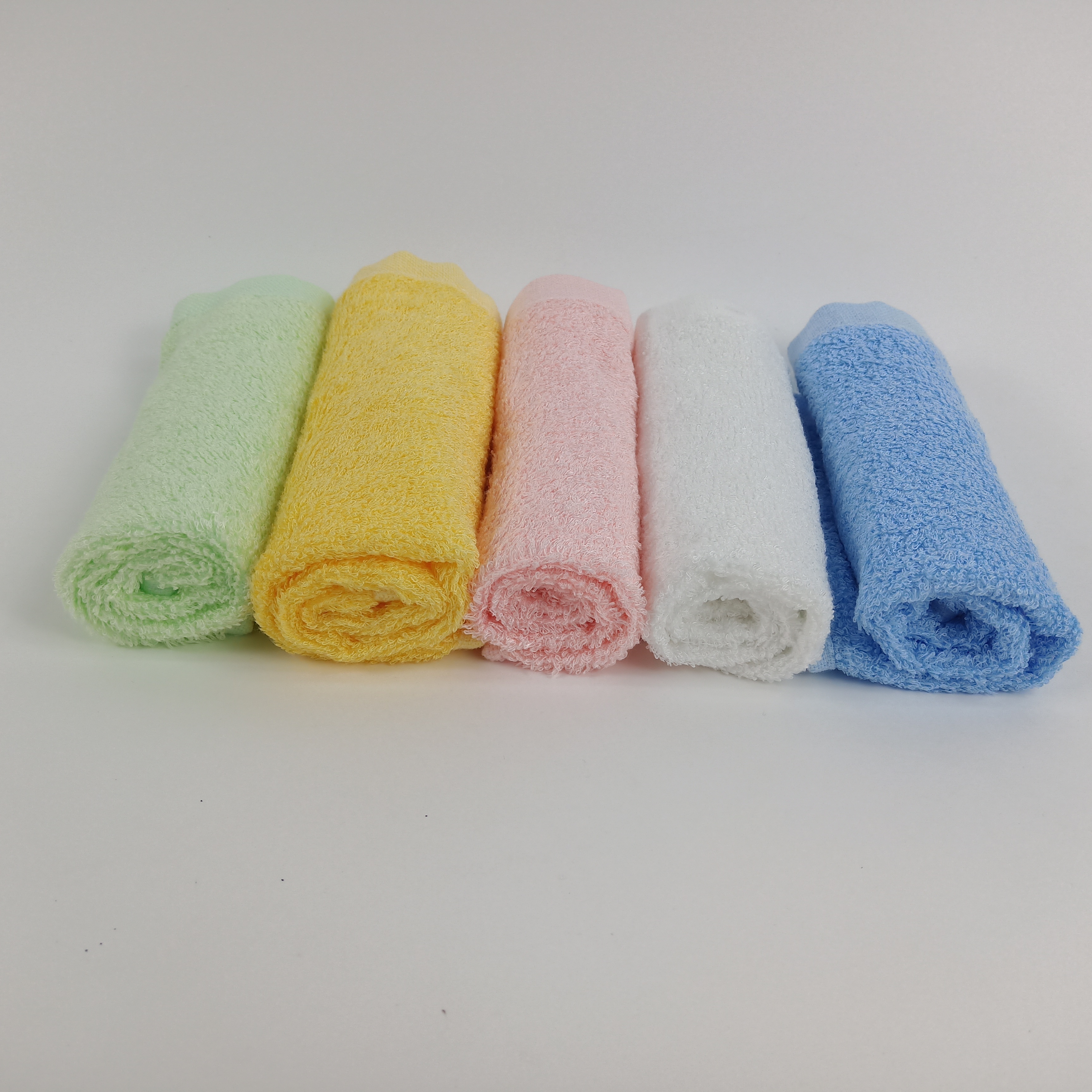 High Quality Soft White Bamboo Cotton Blended Towels For Cleaning Wiping