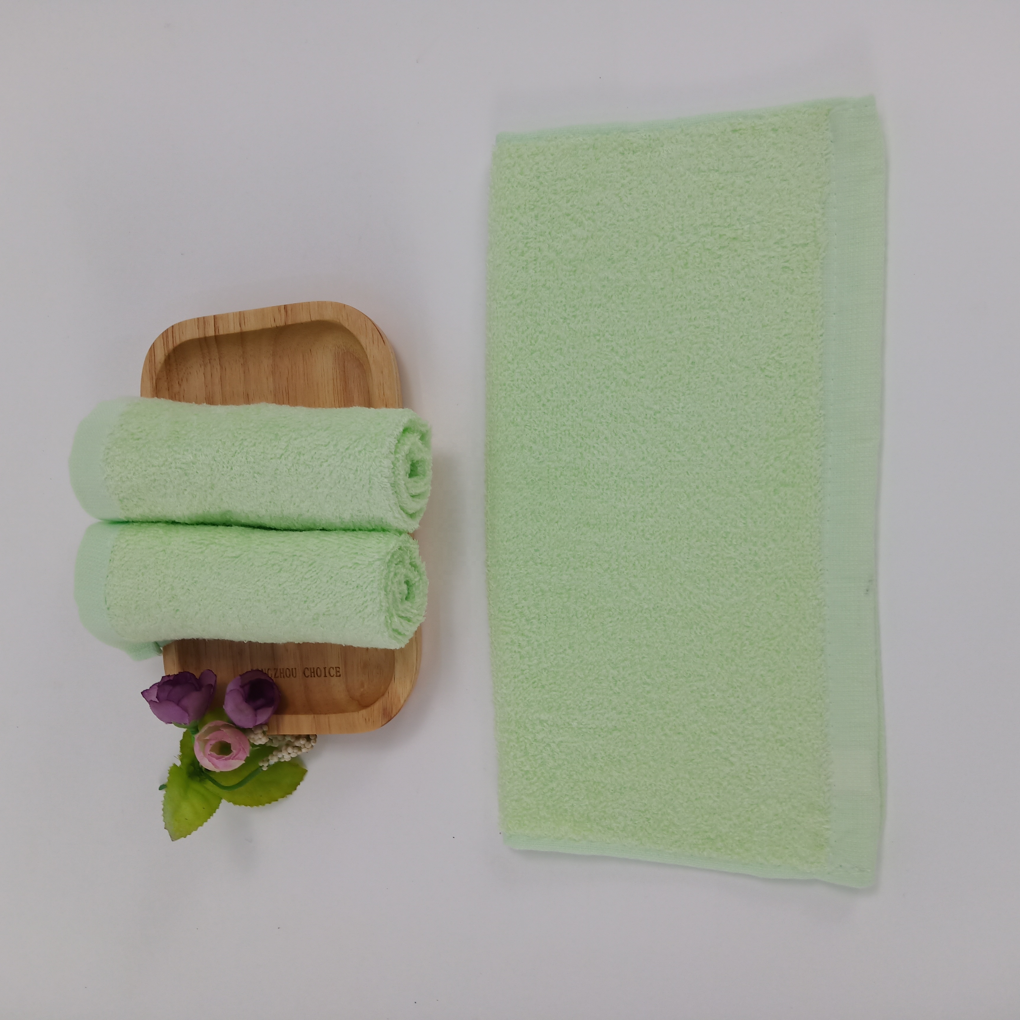 Eco-friendly Multi-function Various Color Gentle Soft Bamboo Cotton Towel