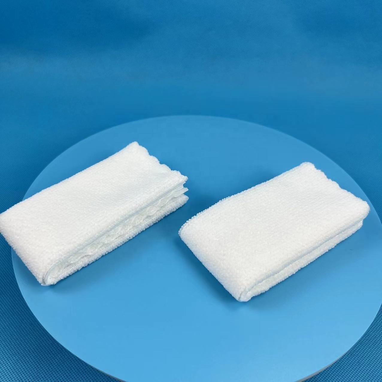 All Kinds of Package Disposable Microfiber Dry Hand Towel for Wet Wipes Factory