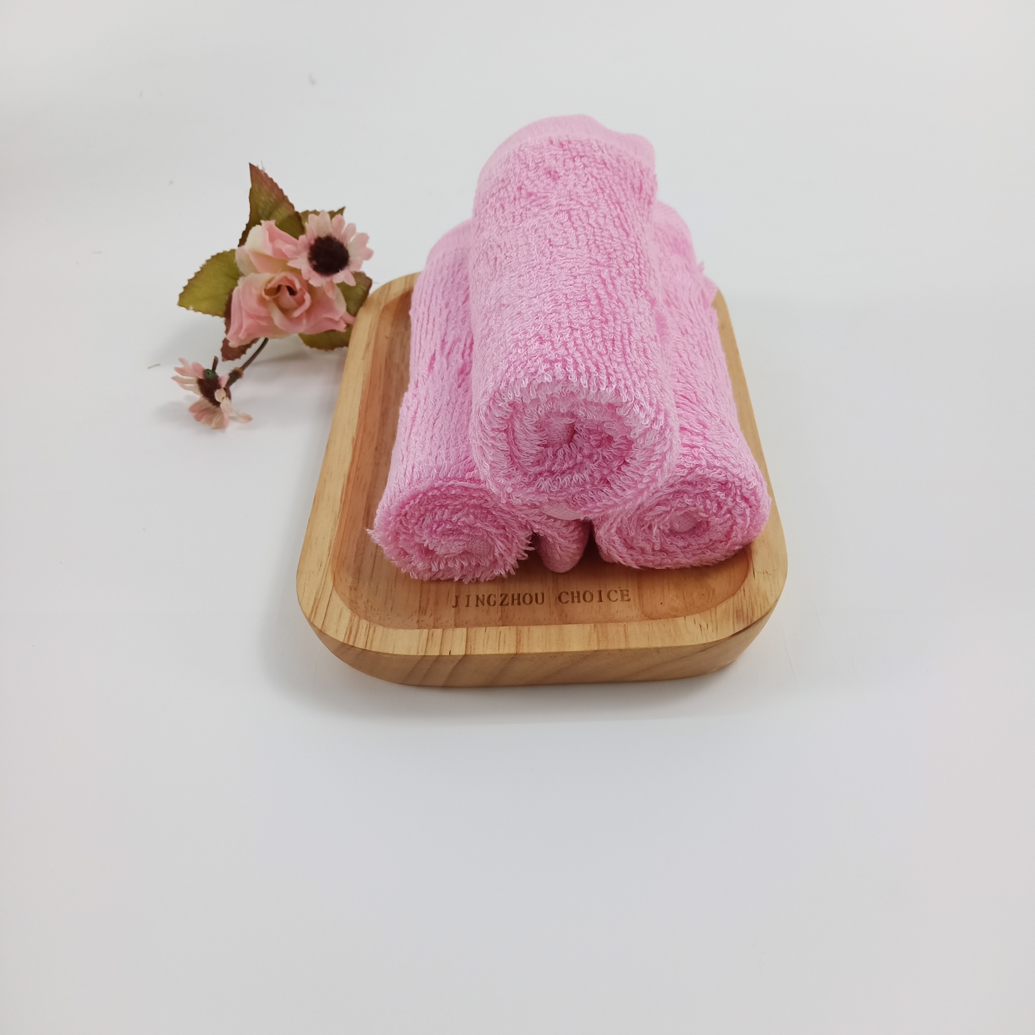 Soft  High Quality Hot Selling Bamboo Fiber Hand Towel Customized Color