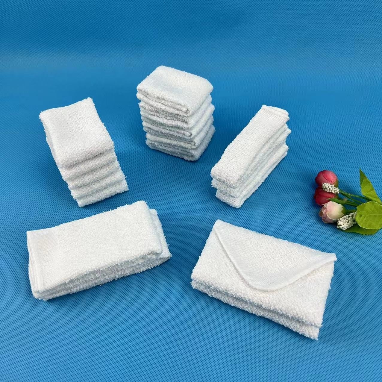 Wholesale Custom logo White Wet Scented Airline Towel for Cleaning Face and Hand
