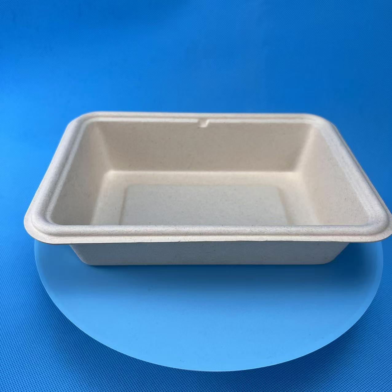 Biodegradable Cotton Hand Bath Towels Disposable Hot and Cold Face Towels for Airline in Biodegradable Tray