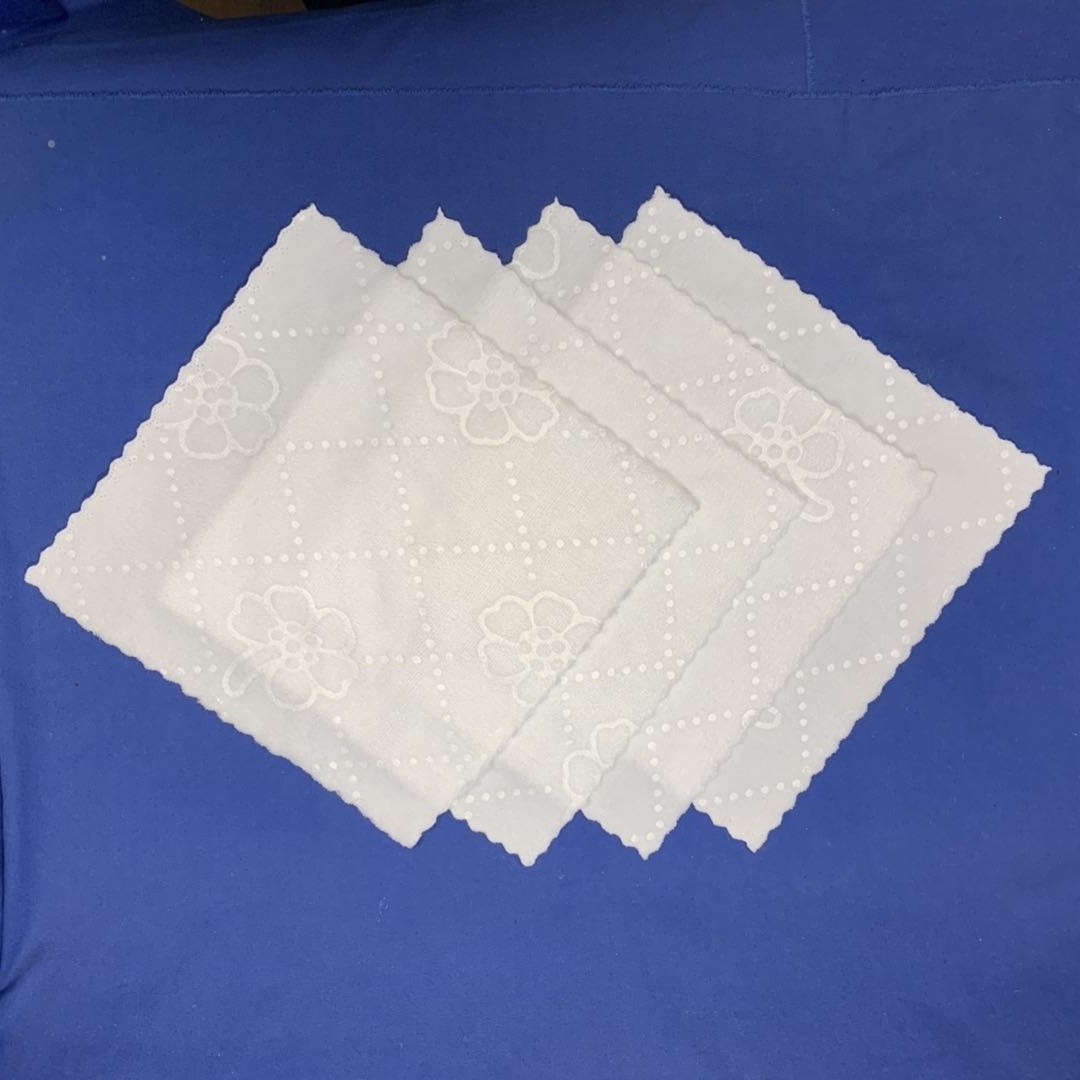 Customized Package Bulk Small Dry Microfiber Disposable Hand Face Towels for Wet Wipes  Napkin Factory