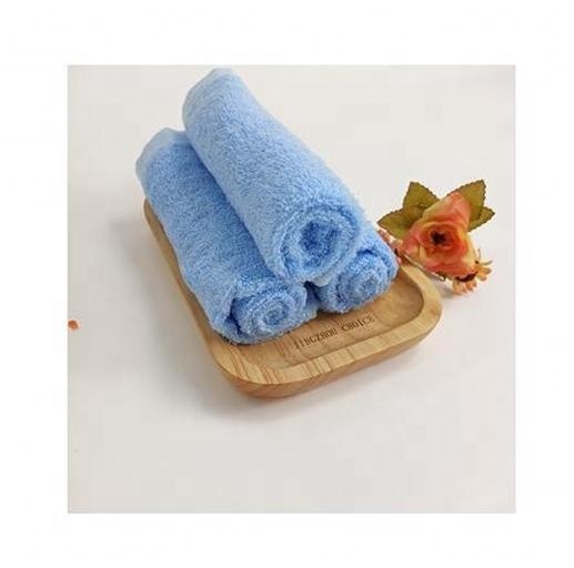 eco friendly multi-function gentle soft organic bamboo cotton baby towel face wipe with mesh laundry