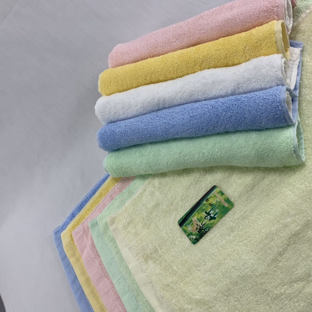 Colorful Super  Soft Bamboo Face Towel