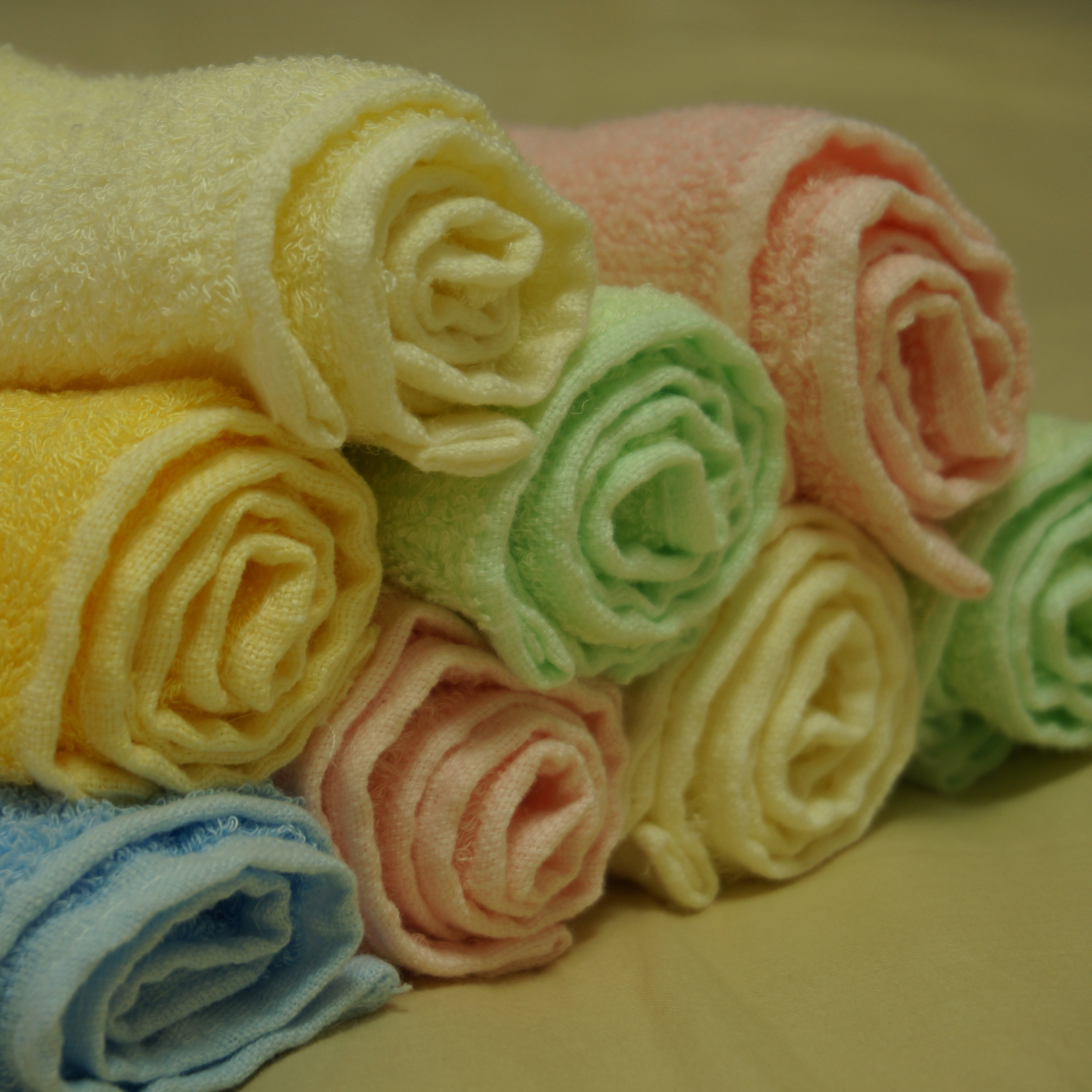 Colorful Super  Soft Bamboo Face Towel
