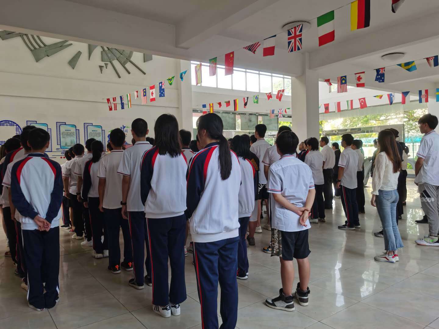 Flag-raising speech | Staying Healthy