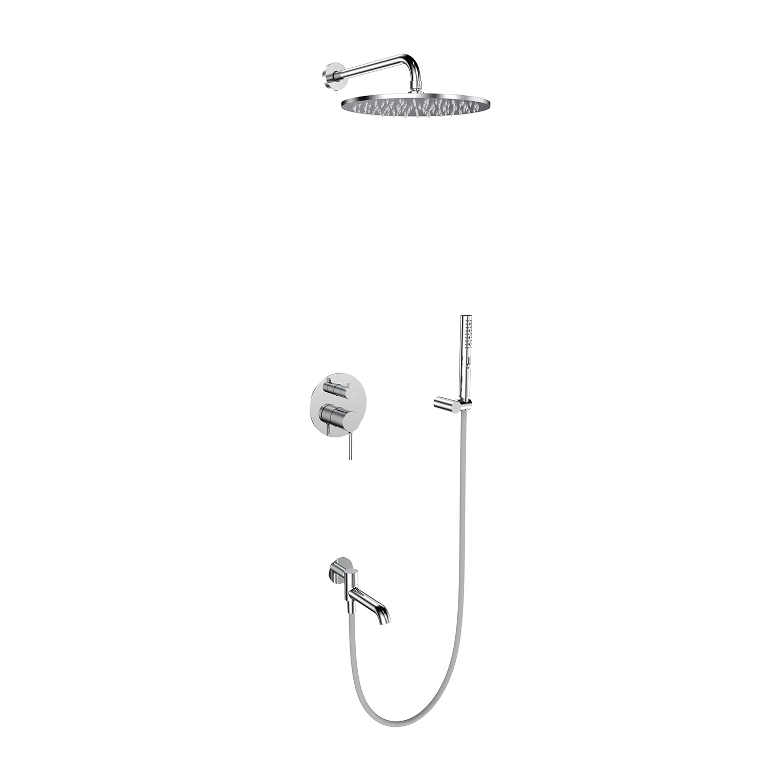 AuraLume-Concealed Shower