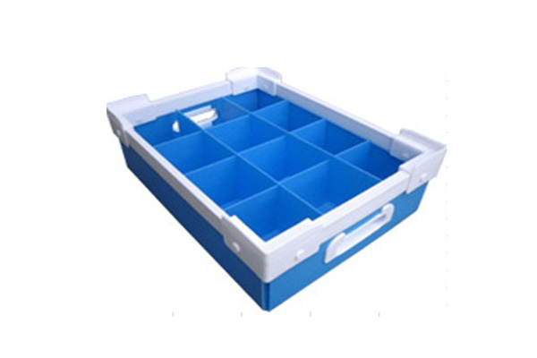 Plastic hollow corrugated box