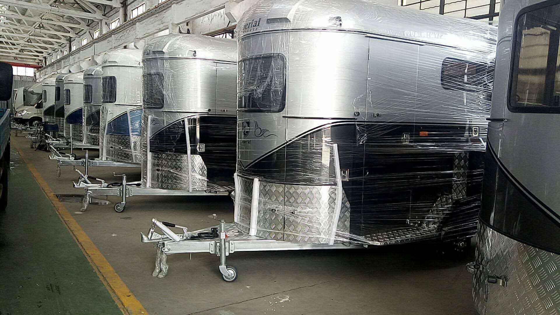 Travel trailer production line
