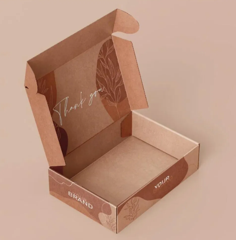 Ear lock packaging box
