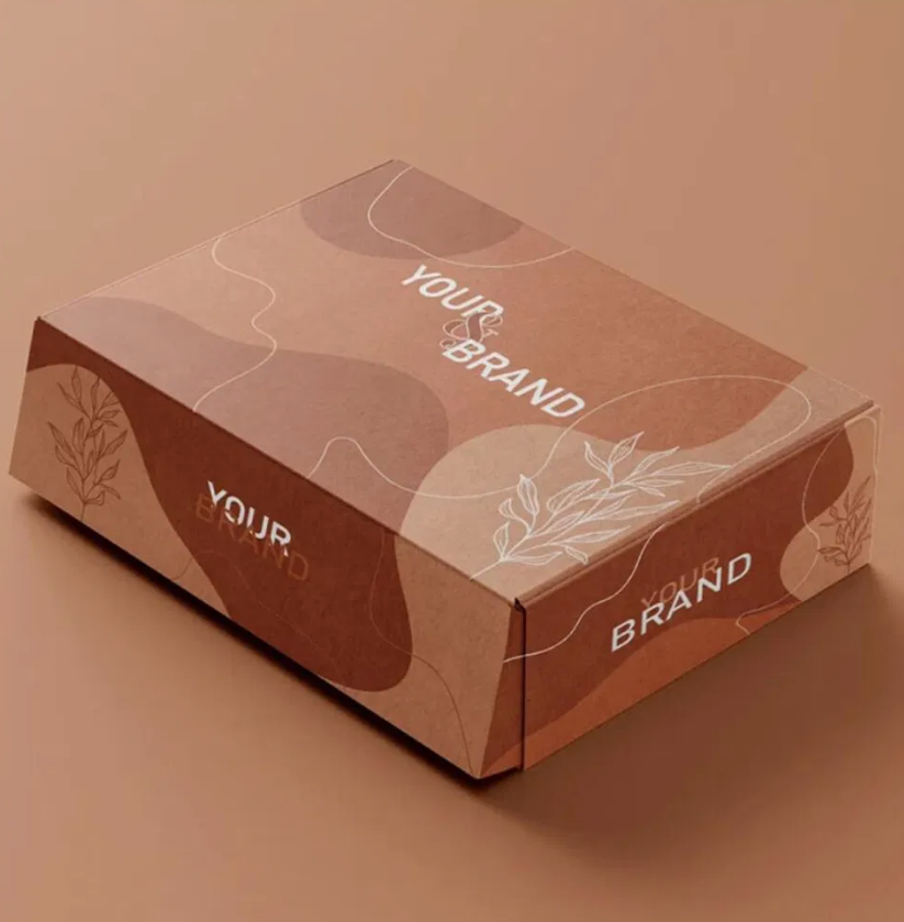 Ear lock packaging box