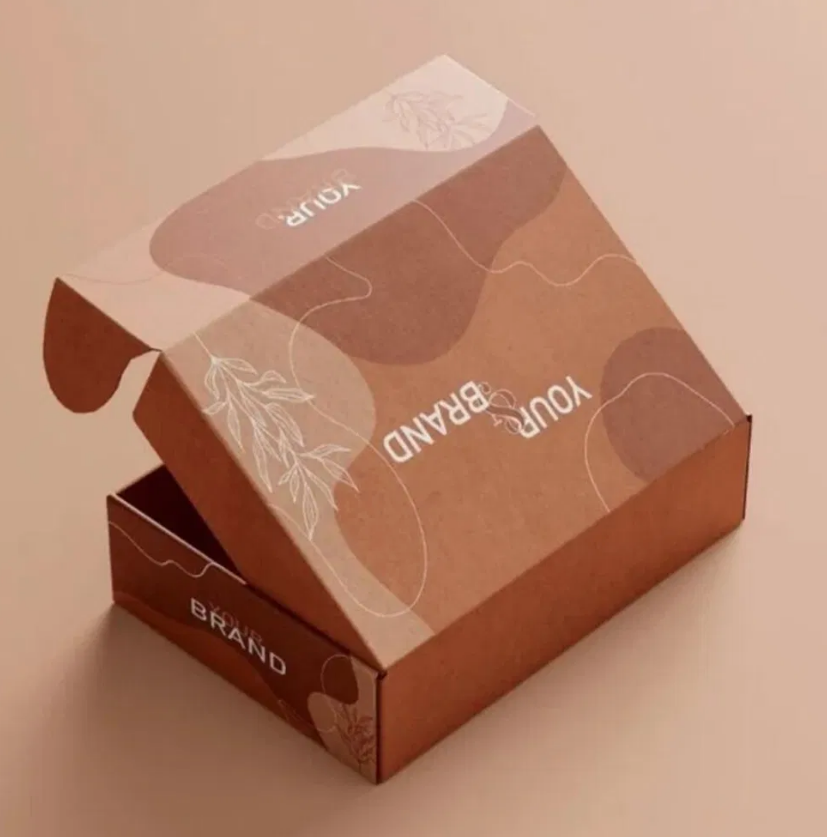 Ear lock packaging box