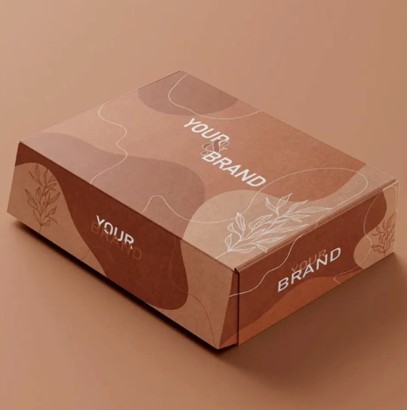 Ear lock packaging box