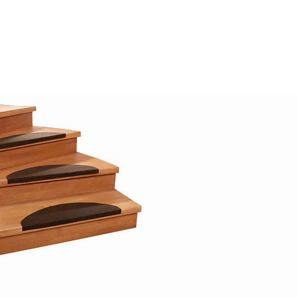 Striped self-adhesive stair mat