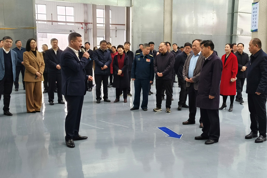 Mayor Wang Zhihui's inspection tour of the park