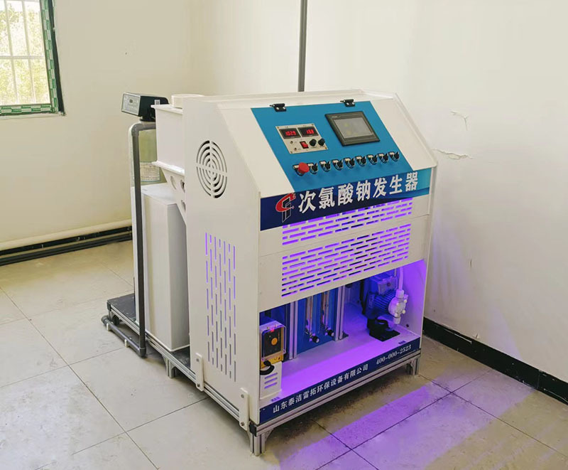 200克次氯酸钠发生器+加药设备用于自来水厂消毒