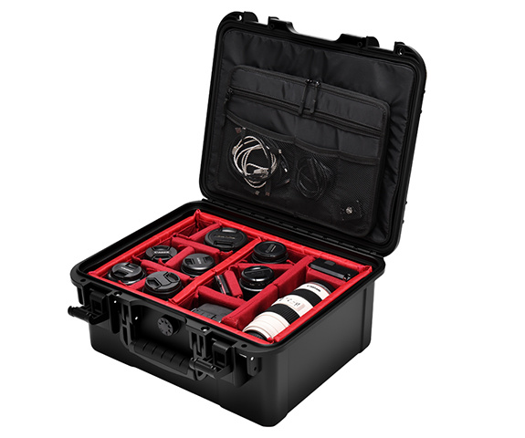 JSM-M408#H Camera Lens Storage Case with Padded Dividers Organizer JSM-M408#H Camera Lens Storage Case with Padded Dividers Organizer