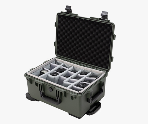 JSM-L213#X Camera Accessories Storage Case with Padded Dividers