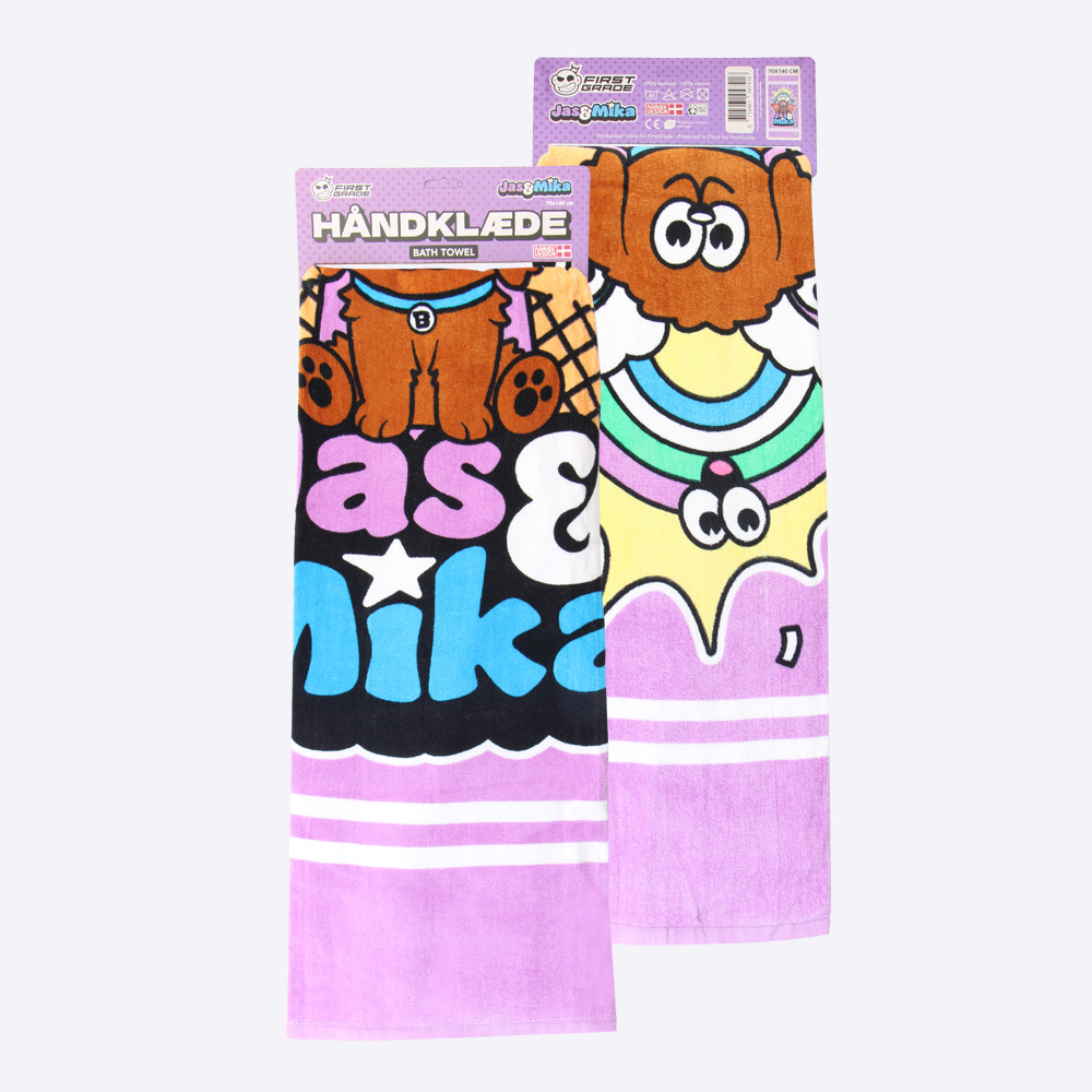 Kids Cartoon Beach Towel