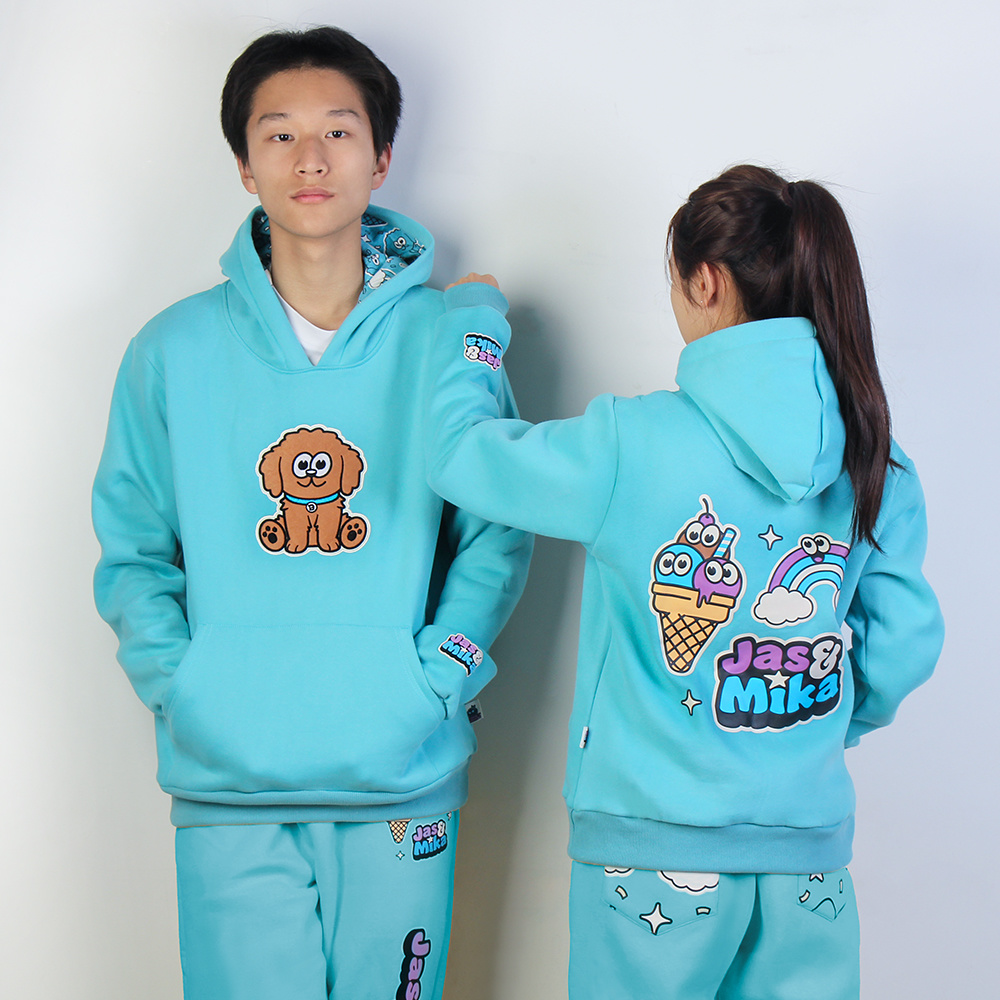 Embroidery  Puppy Hoodie