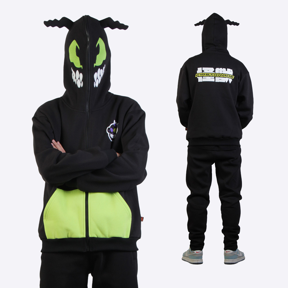 Monster Glowing Hoodies Monster Glowing Hoodies