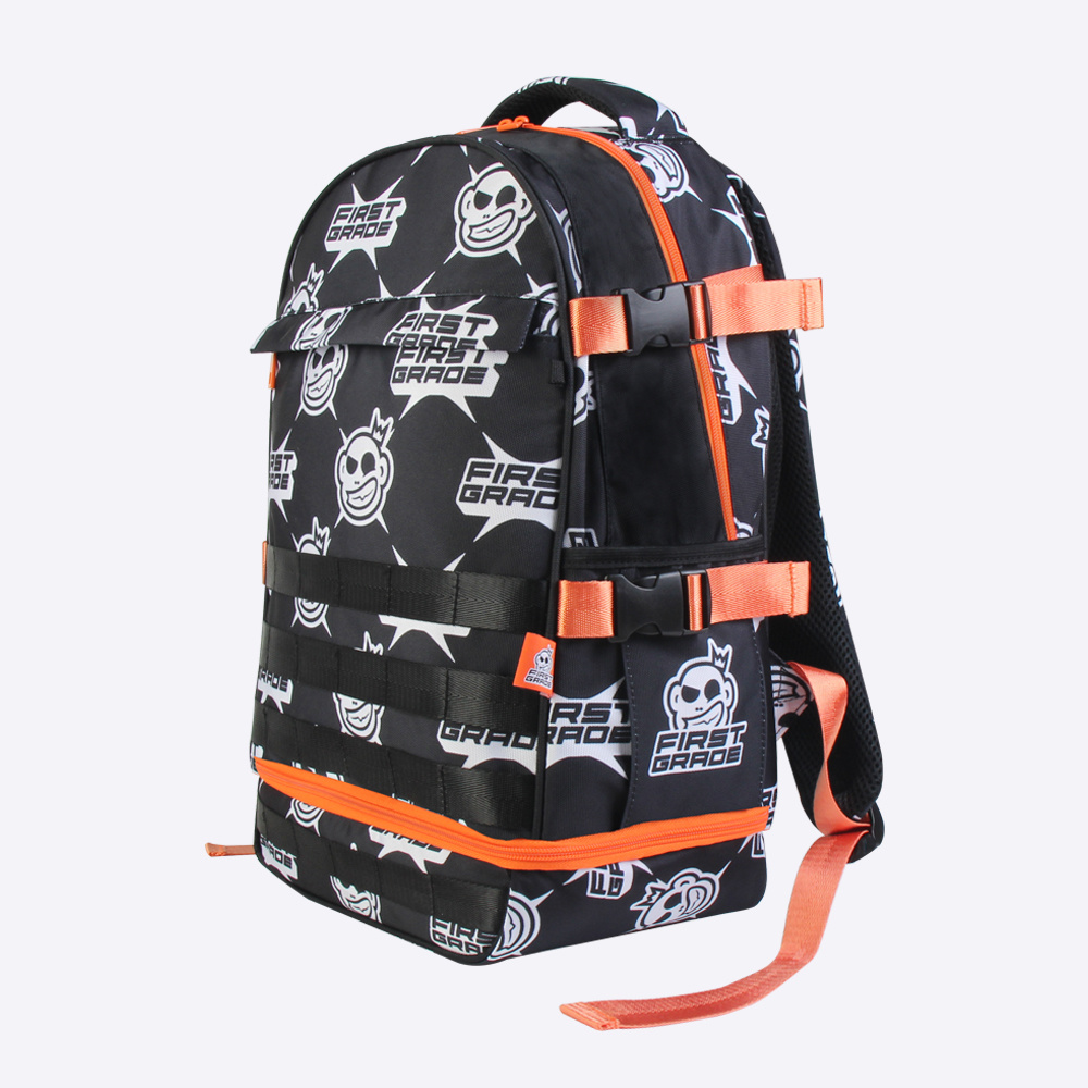 School Bag with Lunch Box in bottom