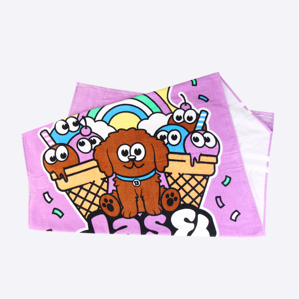 Kids Cartoon Beach Towel