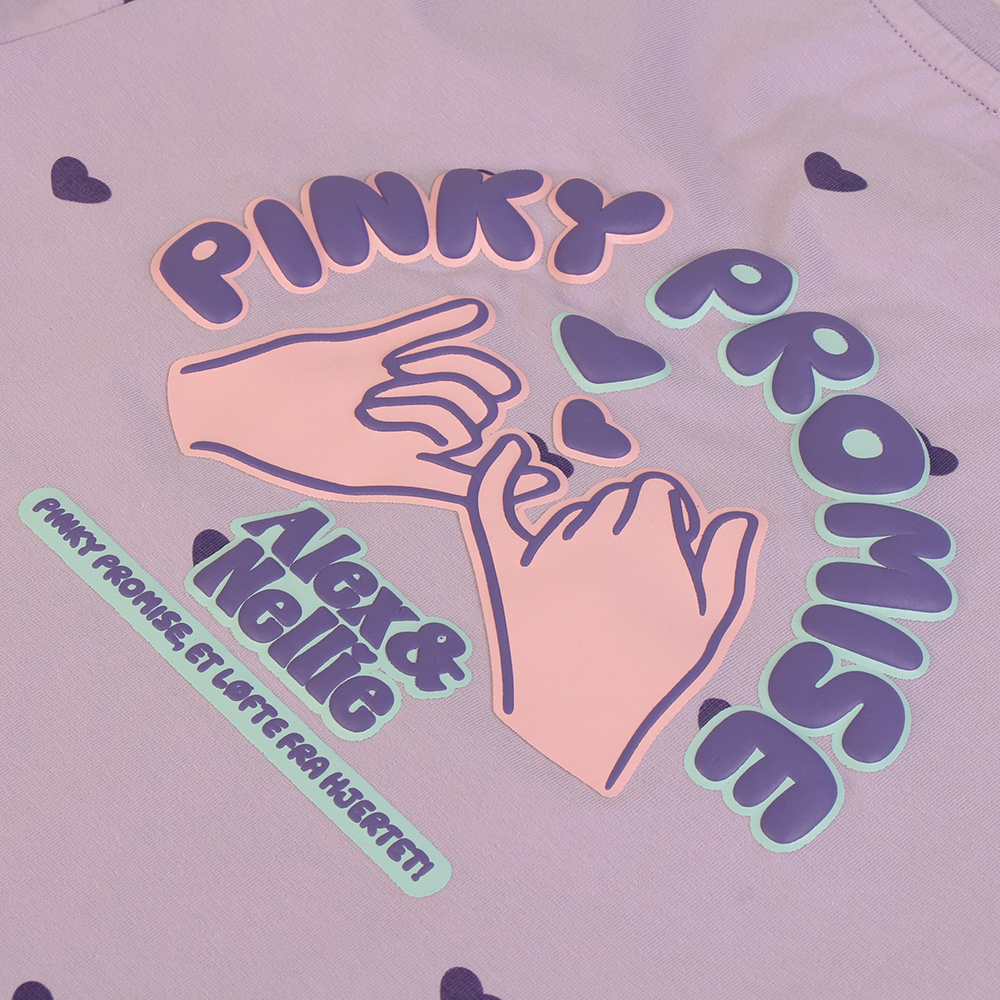 Fashion Rubber Puffed T-shirt