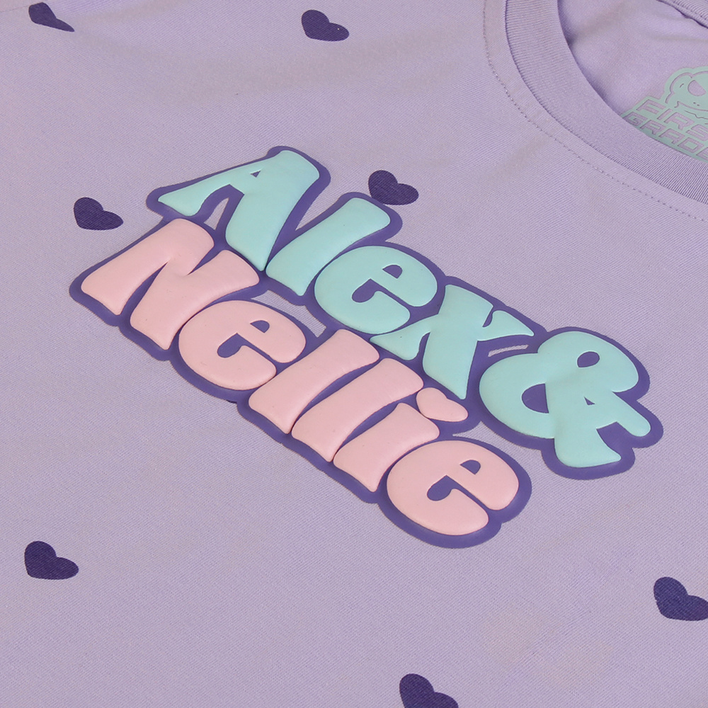 Fashion Rubber Puffed T-shirt