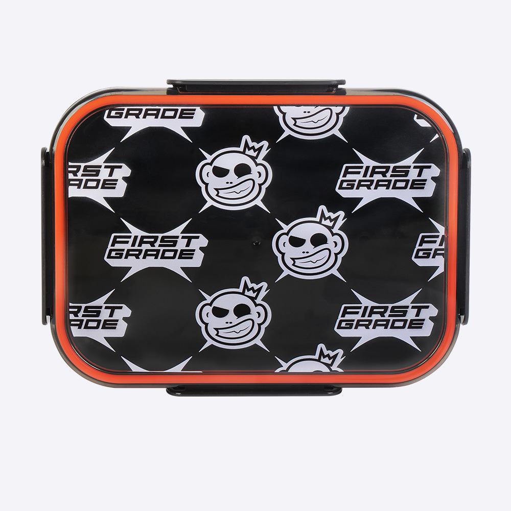School Bag with Lunch Box in bottom