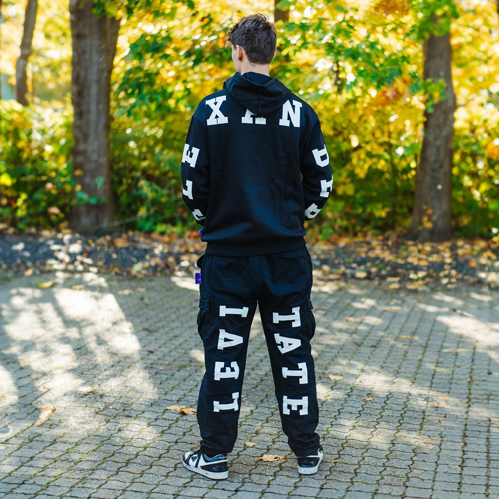 Black hoodie