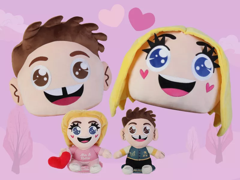 Alexander Husum and Nellie Squishhead Plush Alexander Husum and Nellie Squishhead Plush