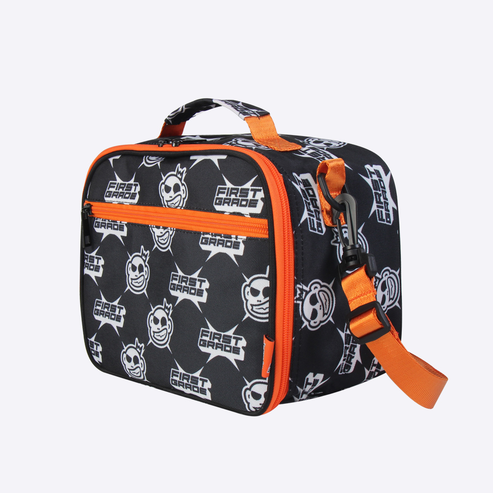 School Bag with Lunch Box in bottom