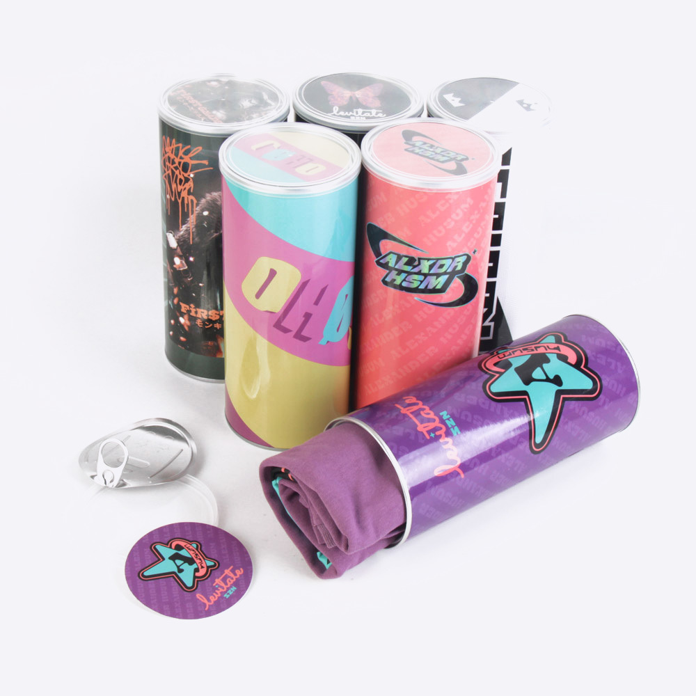 Colorful T-shirt in Tin Box