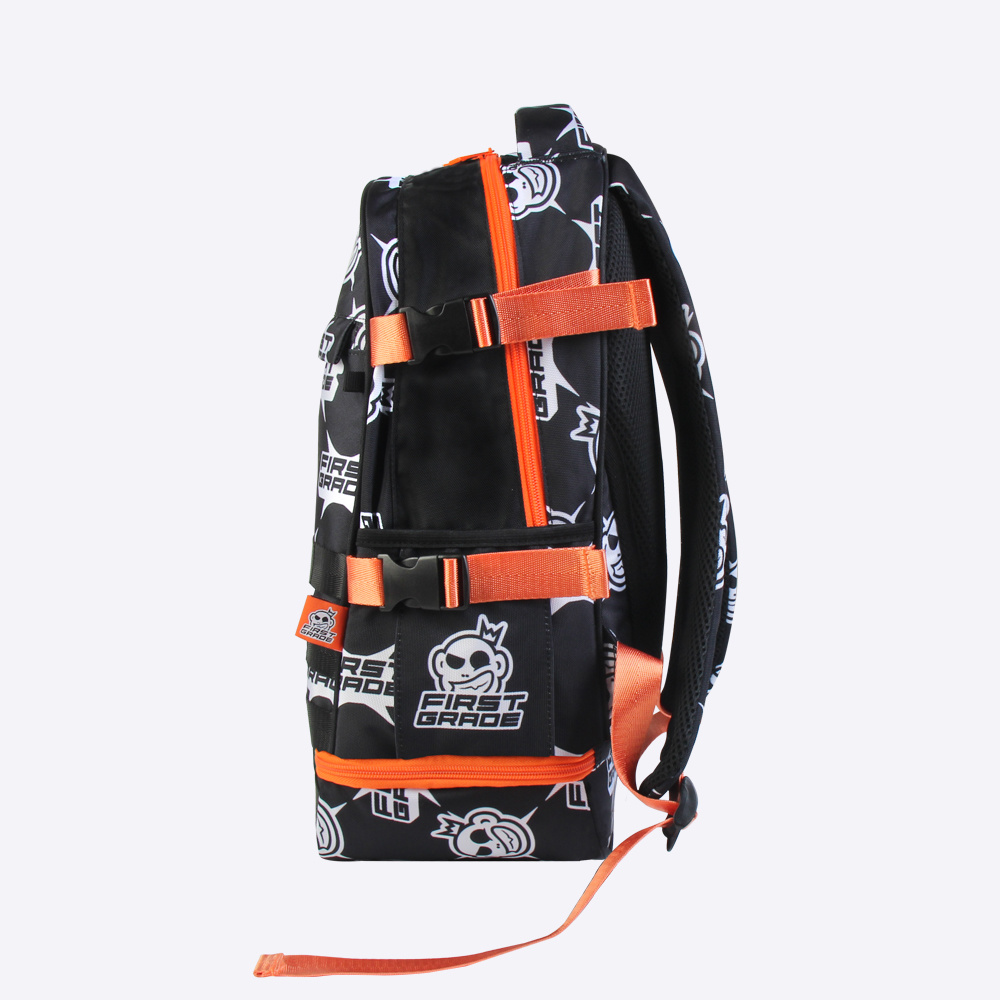 School Bag with Lunch Box in bottom