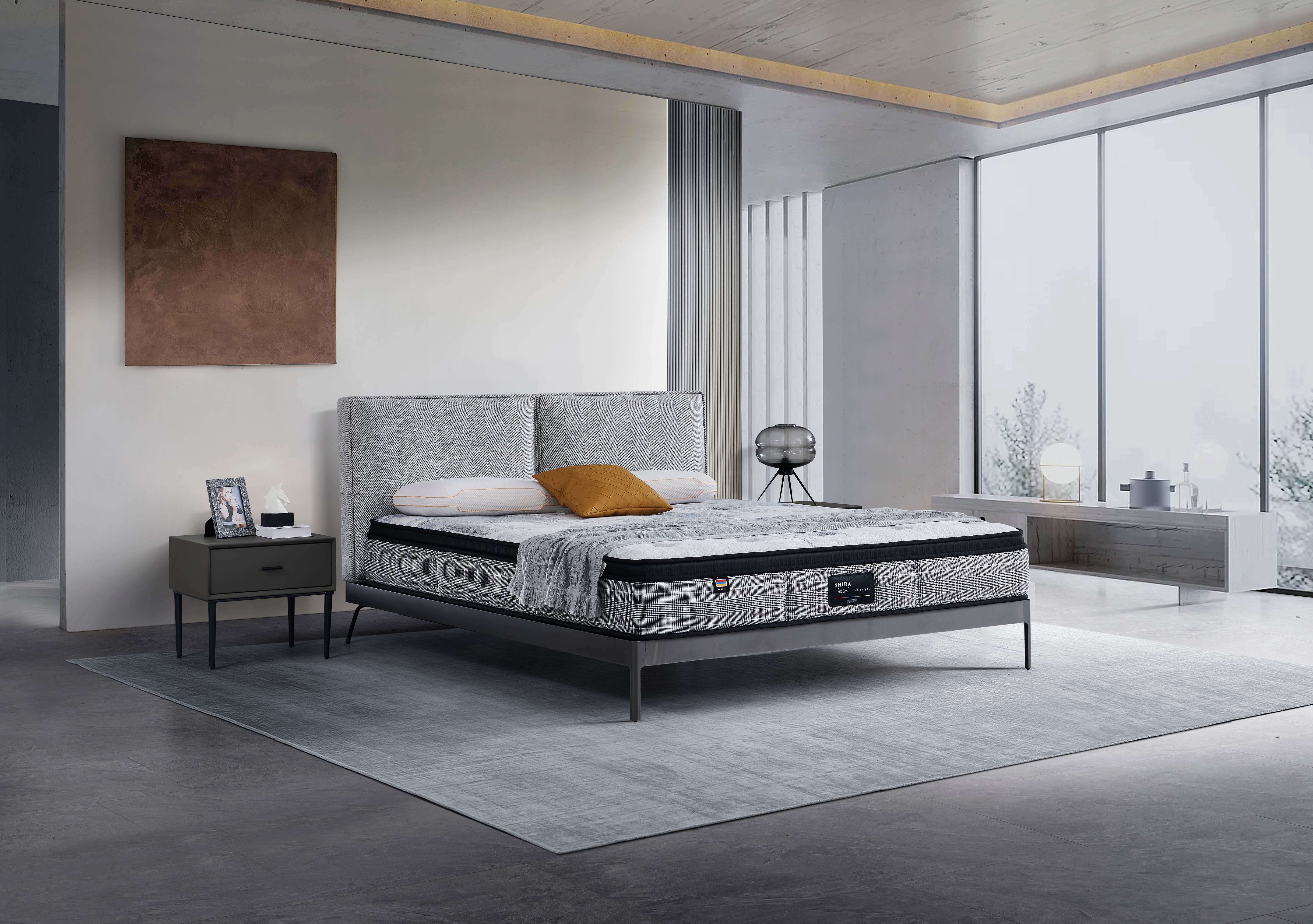 Transform Your Bedroom with a Stylish Minimalist Aluminum Alloy Platform Bed