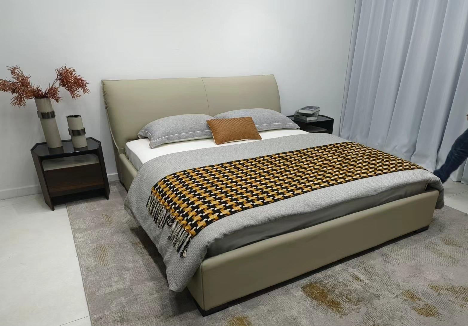 ZX-725-Newest Soft Bed With Ergonomic Headboard