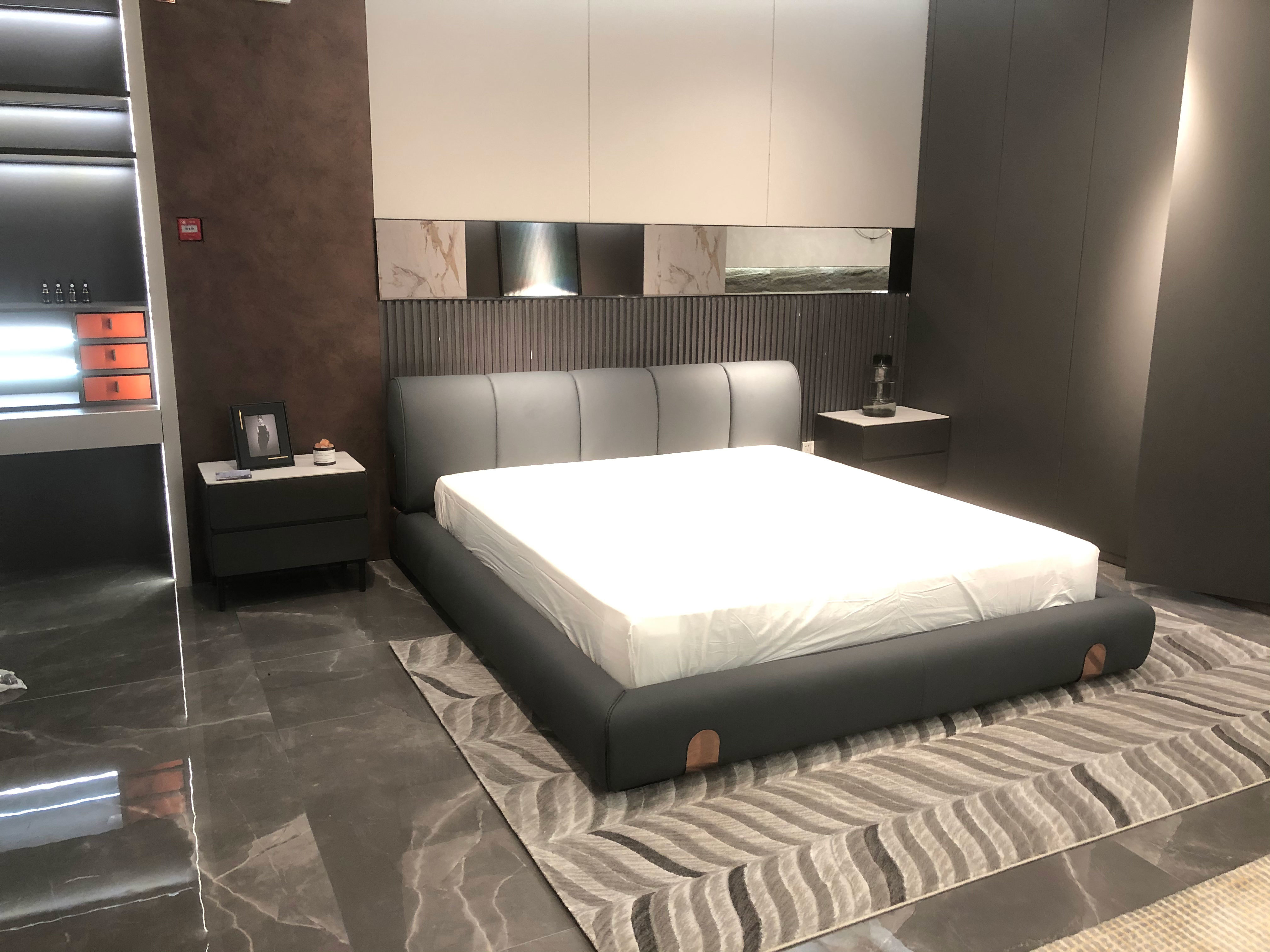 ZX-063-Modern Home Soft Bed With Headrest Suppliers