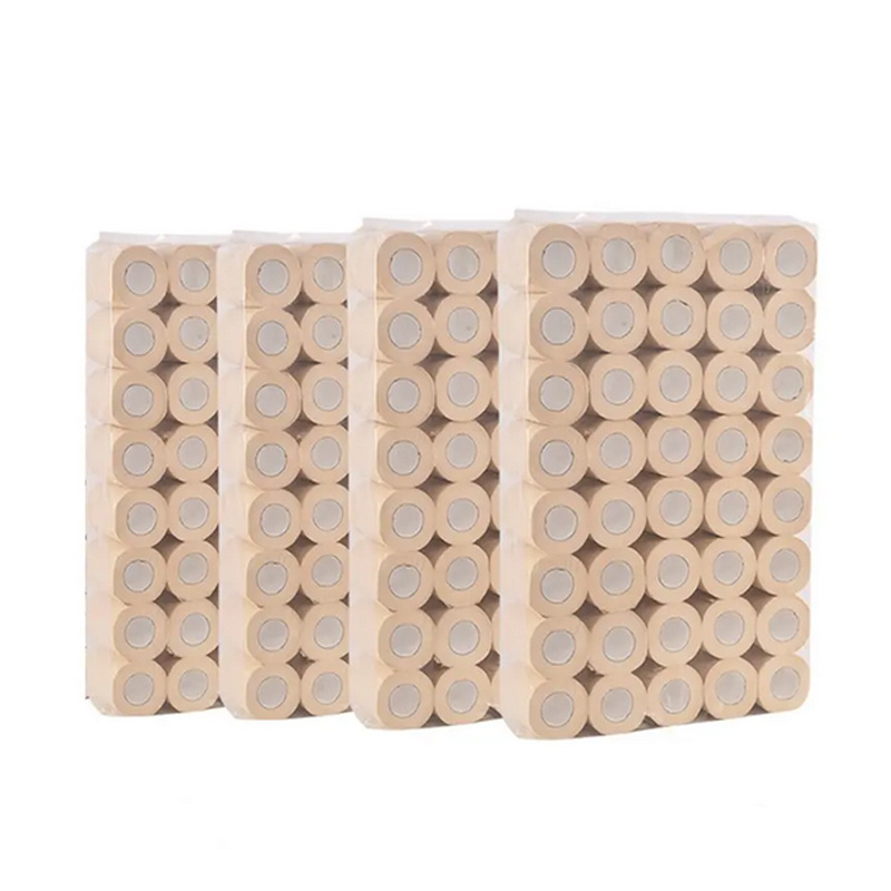 Wholesale Organic Bamboo Toilet Paper Design Your Own 3 Layer Sanitary Bathroom Toilet Paper