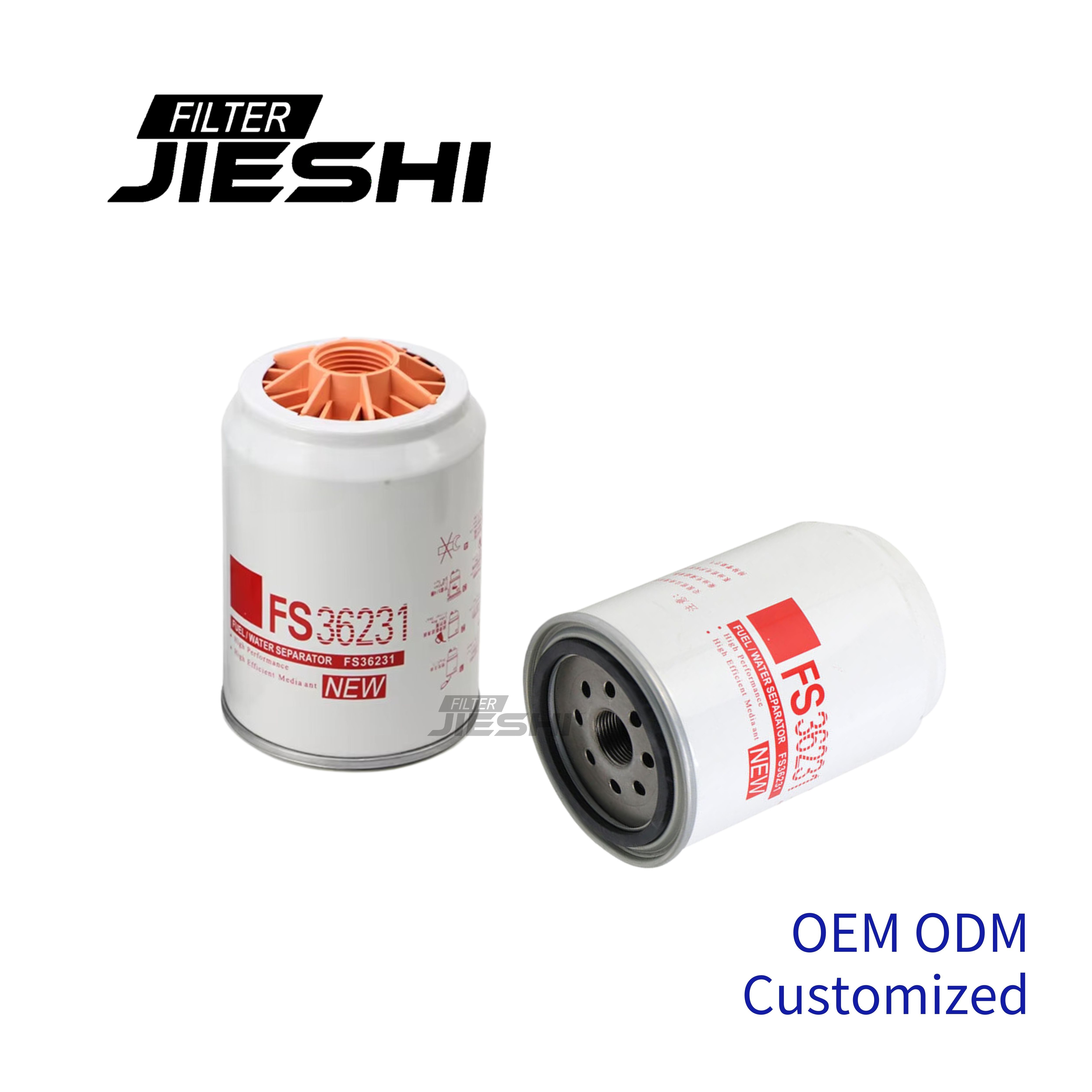 JIESHI high quality Fuel water Sesparator filter FS36231 53C0576