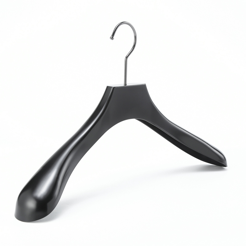 China brand Chunshui custom shape 44.5cm ABS/HIPS/PS Recycle Material wholesale Imitation wood grain coat hangers J-CZ-45