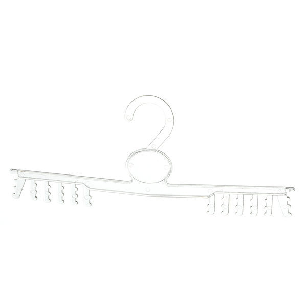 Chunshui brand custom design Economical eco-friendly PS material 27cm lingerie cloths plastic hanger with logo 727
